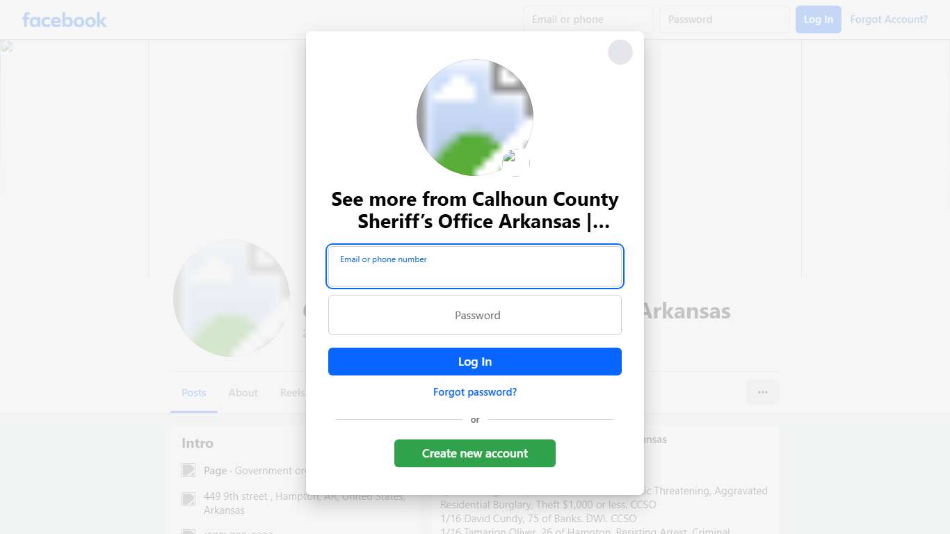 Calhoun County Sheriff’s Office Arkansas Hampton AR Facebook
